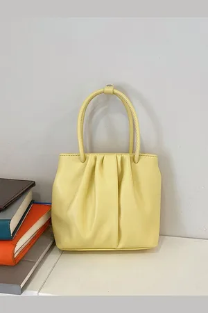 Stylecast Bucket Shoulder Bag with Bow Detail