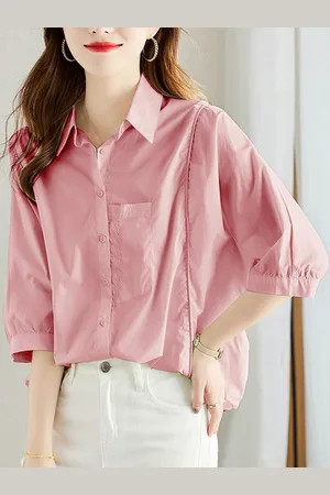 Stylecast Cotton Shirt Style Top