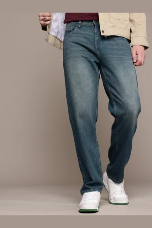 Roadster The Life Co. Men Pure Cotton Straight Fit Heavy Fade Jeans