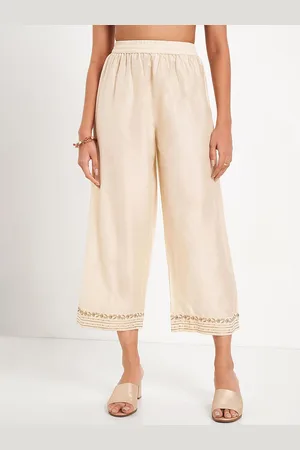 Pantaloons Women Mid-Rise Straight Fit Trousers