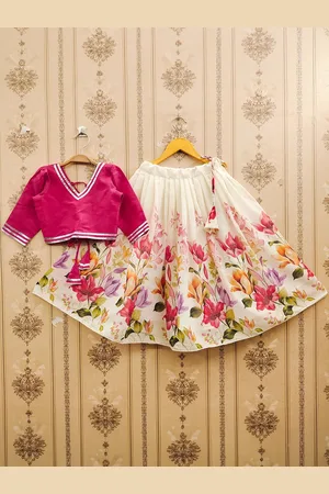 BAESD Girls Devaki Embellished Gotta Patti Ready to Wear Lehenga & Blouse With Dupatta