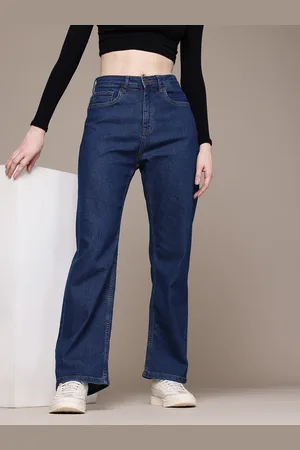 Roadster The Life Co. Women Straight Fit High-Rise Stretchable Jeans