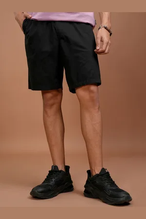 Highlander Men Regular Fit Mid-Rise Cotton Shorts