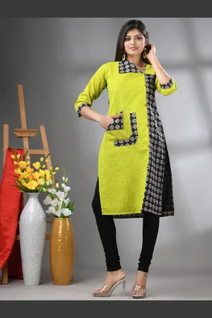 Charukriti Women Floral Printed Thread Work Kurta