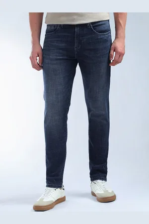 Flying Machine Slash Slim Tapered Fit Mid Rise Jeans