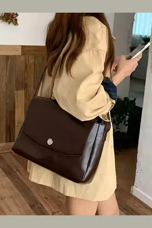 Stylecast Structured Shoulder Bag with Quilted