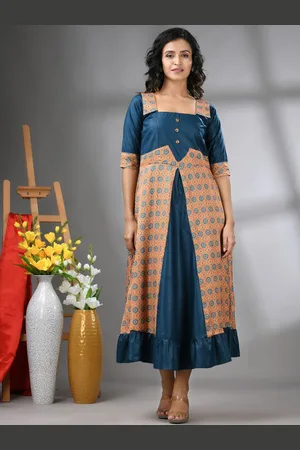 Charukriti Ajrat Printed Ruffled Ethnic Dress