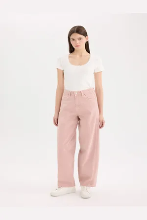 DeFacto Women Regular Fit High-Rise Cotton Jeans
