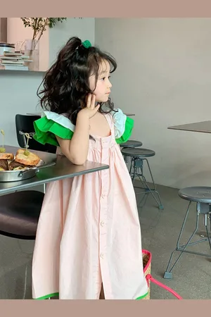LULU & SKY Girls A-Line Maxi Dress