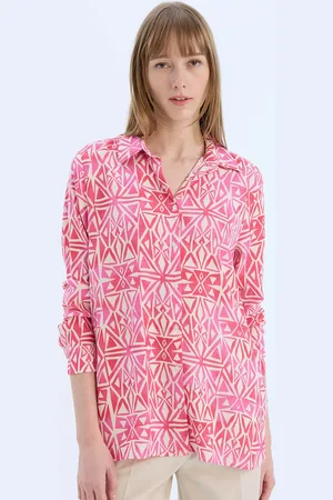DeFacto Women Opaque Printed Casual Shirt