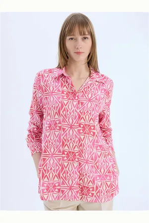 DeFacto Women Opaque Printed Casual Shirt