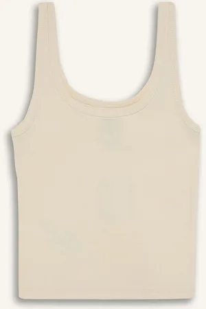 DeFacto Cotton Scoop Neck Sleeveless Tank Top