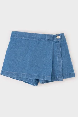 DeFacto Girls Above Knee Denim Skorts