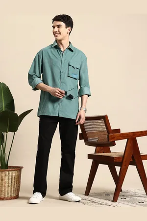 Mast & Harbour Chest Pocket Detail Relaxed Casual Shirt