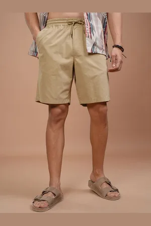 Highlander Men Regular Fit Mid-Rise Cotton Shorts