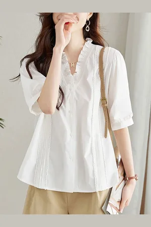 Stylecast Women Solid Built-Up Collar Cotton Casual Shirt