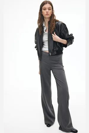 H&M Women Wide Twill Trousers