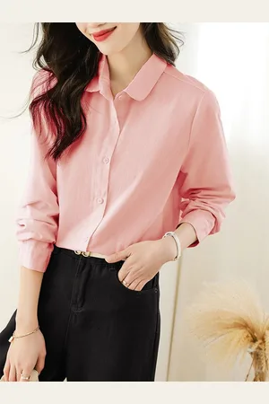 Stylecast Cotton Solid Shirt Style Top
