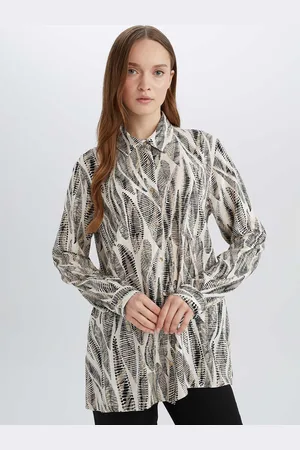 DeFacto Women Opaque Printed Casual Shirt