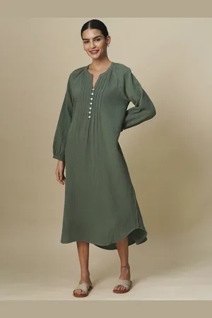 Chemistry Cotton A-Line Midi Dress