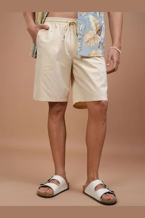 Highlander Men Regular Fit Mid-Rise Cotton Short