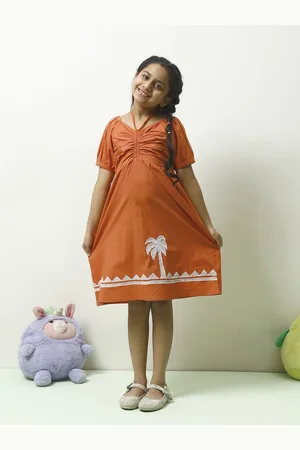 ATHENA S Bohemian Embroidered Halter Neck Puff Sleeve Fit & Flare Dress