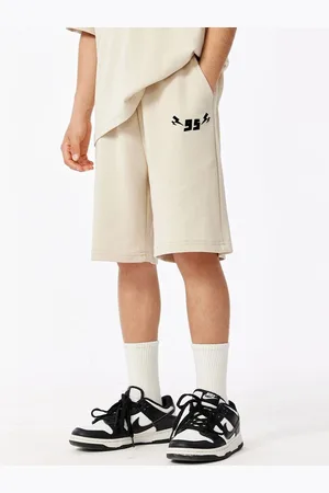 LULU & SKY Kids High-Rise Relaxed Fit Sports Shorts