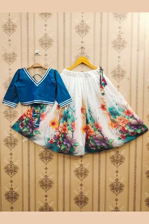 BAESD Girls Devaki Embellished Gotta Patti Ready to Wear Lehenga & Blouse With Dupatta