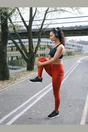 PUMA Women Red Infuse evoKNIT Leggings