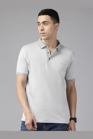ColorPlus Pure Cotton Houndstooth Checked Polo T-shirt