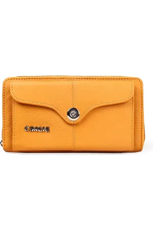 Cimoni Textured Leather Zip Around Wallet