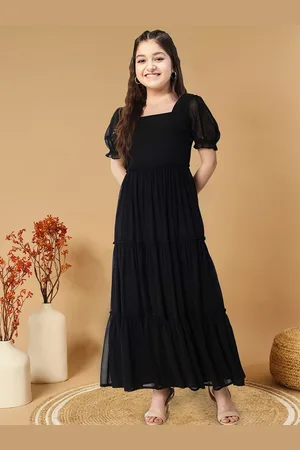 BAESD Girls Fit & Flare Maxi Dress