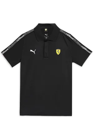 PUMA Kids Ferrari Race Youth Solid Polo Collar T-shirt