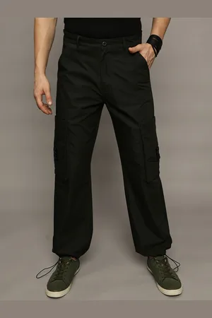 Roadster The Lifestyle Co Loose Fit Mid Rise Trousers