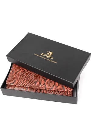 Cimoni Printed Leather Three Fold Wallet