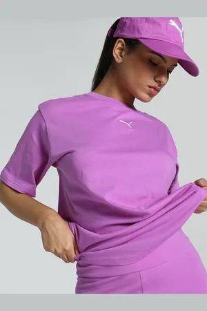 PUMA Women Solid Relaxed Fit T-shirt