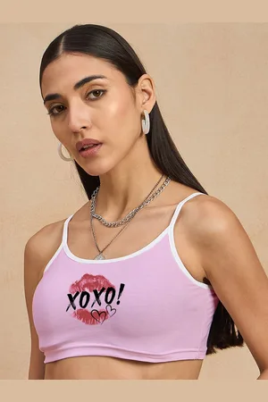 Color Capital Cotton Sleeveless Bralette Crop Top