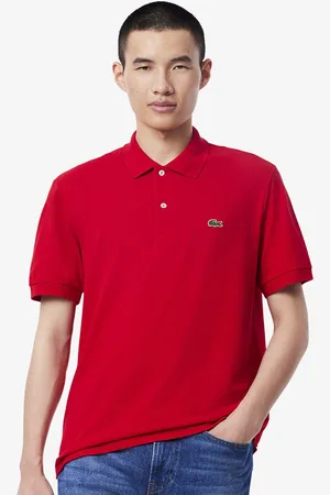 Lacoste Men Polo Collar Applique T-shirt