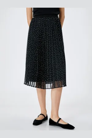 Koton Women Printed A-Line Knee Length Skirts