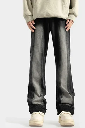 HERE&NOW Men Straight Fit Light Fade Jeans