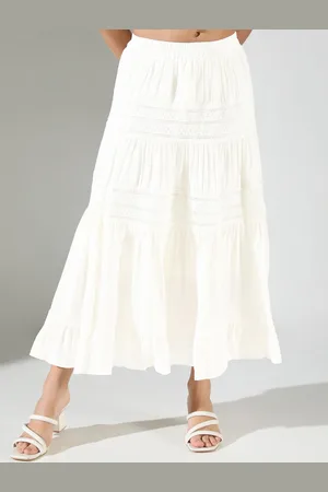 SHOWOFF Women Tiered Maxi Skirt