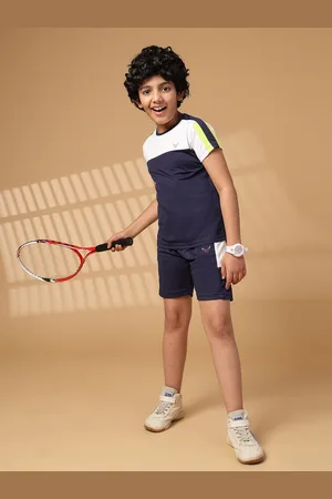 Invincible Boys Colorblocked Regular Fit Mid-Rise Shorts