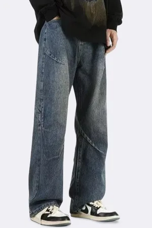 HERE&NOW Men Relaxed Fit Light Fade Jeans