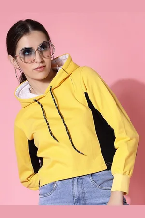 DressBerry Cotton Sweatshirt Colourblock Top