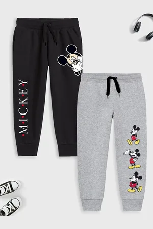 Miss and Chief Boys Pack Of 2 Printed Cotton Mid-Rise Joggers