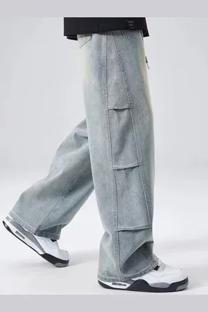 HERE&NOW Men Straight Fit Light Fade Jeans