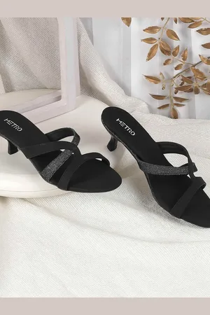 Metro Embellished Kitten Mules