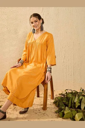 InWeave Women Embroidered Regular Kurta with Palazzos