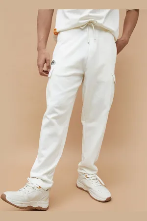 Kappa Men Relaxed-Fit Mid Rise Cargos Track Pants