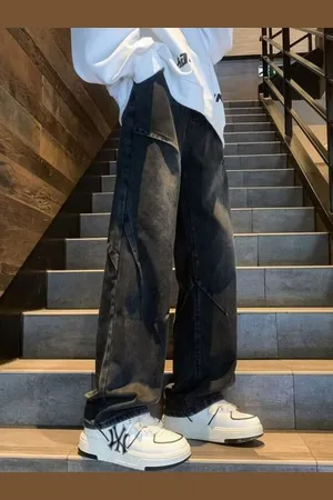 HERE&NOW Men Relaxed Fit Light Fade Jeans